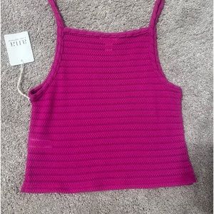 hot pink tank top